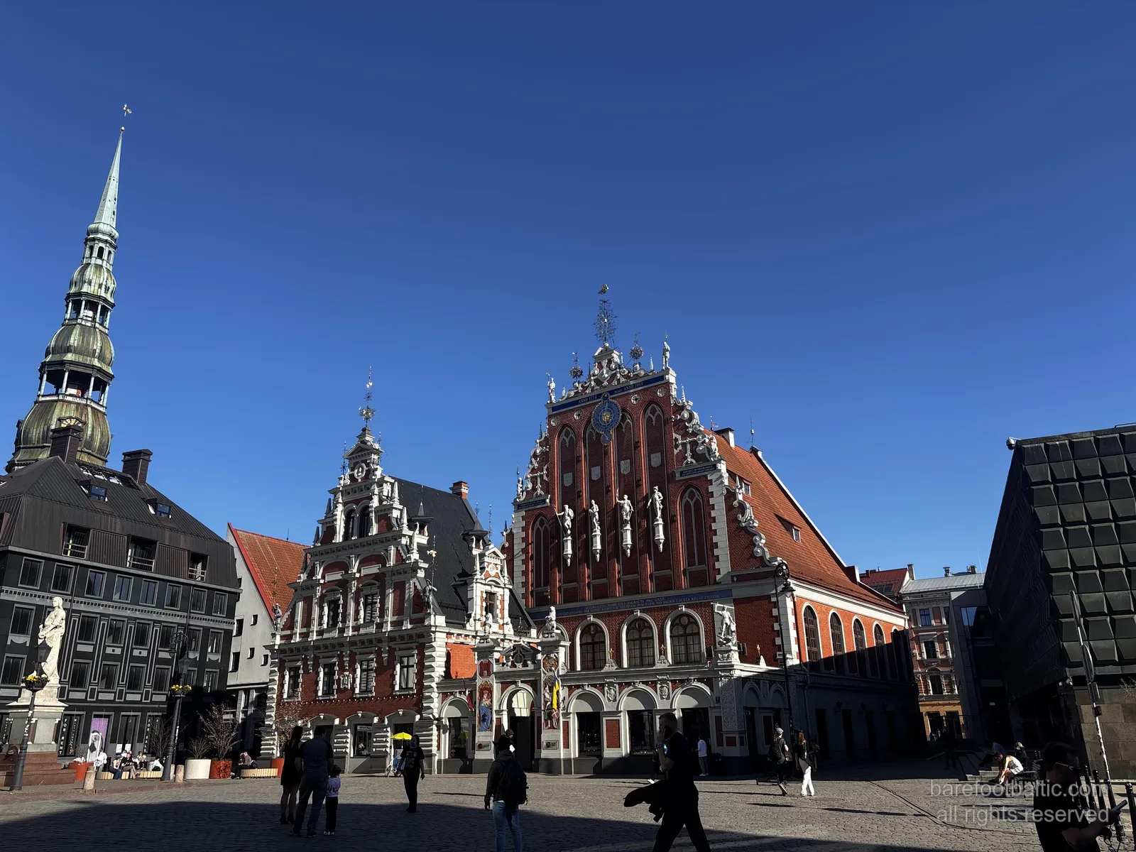 The House of the Blackheads on Town Hall Square in Riga, Latvia