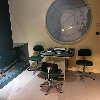 A Cold War-era display in the Latvian War Museum, Riga, Latvia