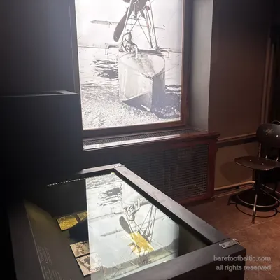 A First World War seaplane display in the Latvian War Museum, Riga, Latvia