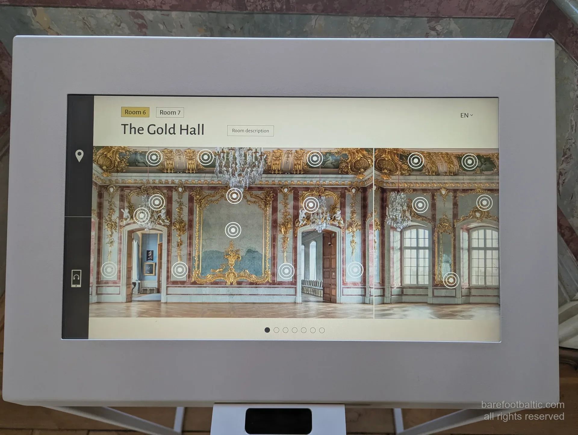 Gold Hall at Rundāle Palace, Latvia