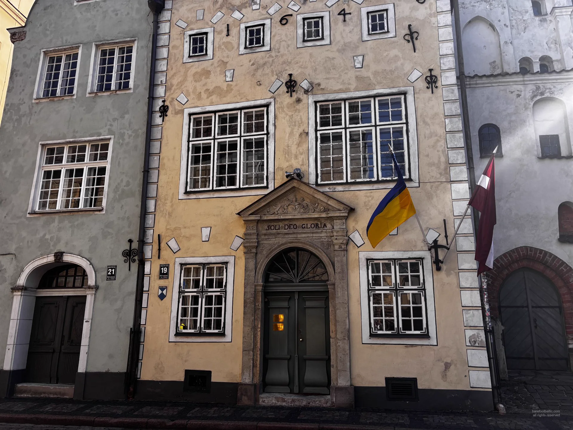 Three Brothers on Maza Pils Street in Riga Old Town