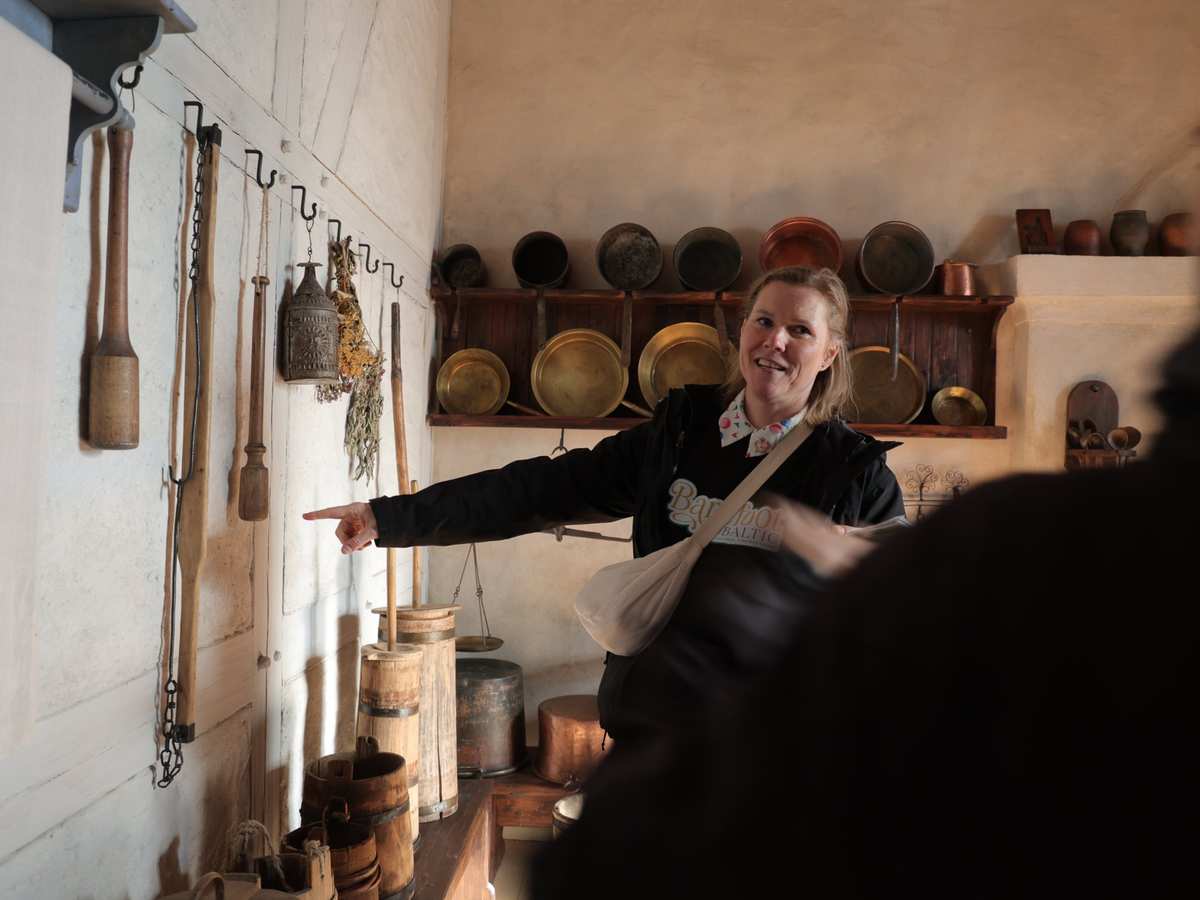 Bauska Castle at the confluence of two rivers
